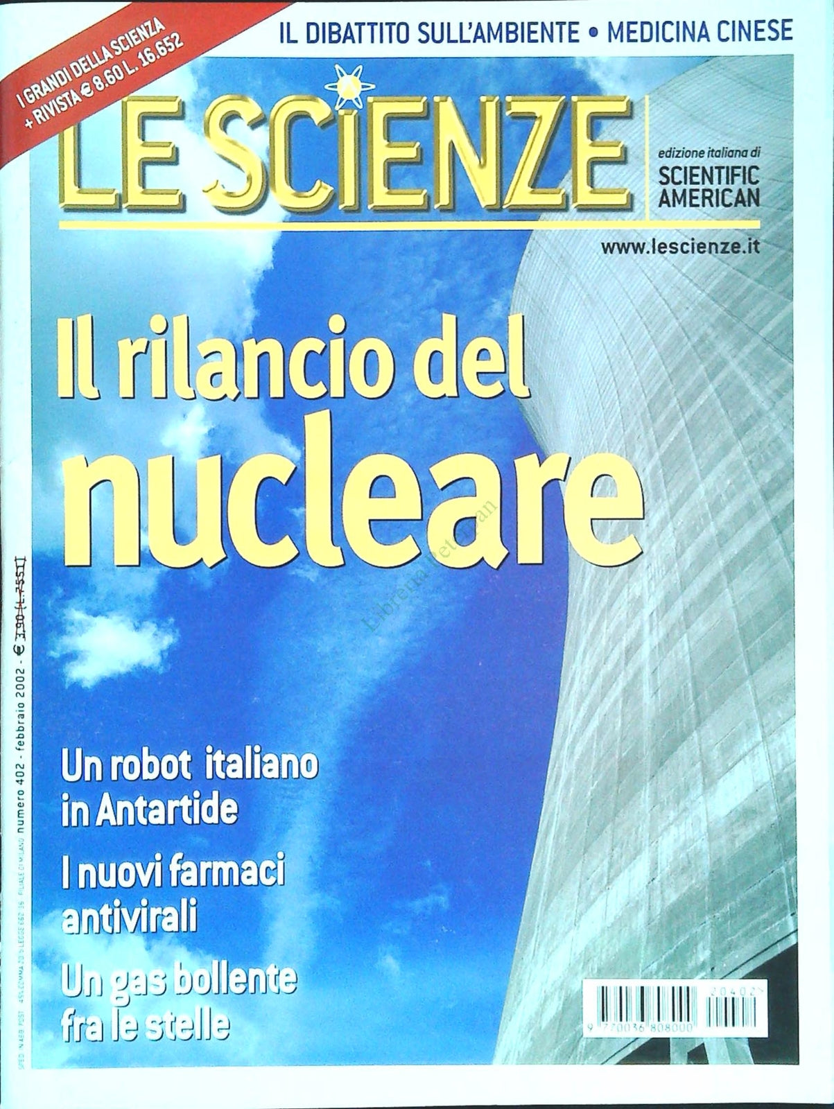 LE SCIENZE N. 402 - FEBBRAIO 2002 - IL RILANCIO DEL NUCLEARE