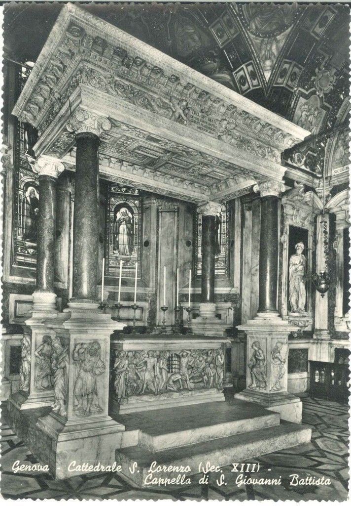GENOVA - CATTEDRALE SAN LORENZO - CAPPELLA SAN GIOVANNI BATT