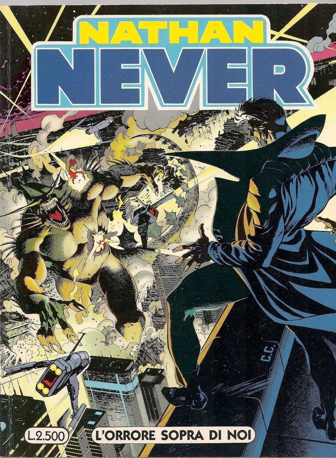 NATHAN NEVER N° 37 - L'ORRORE SOPRA DI NOI - prima edizione