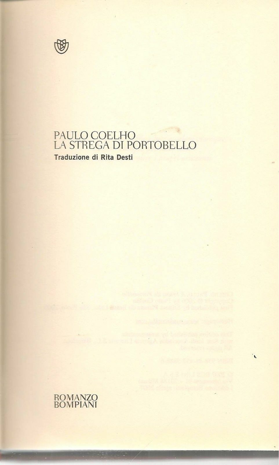 LA STREGA DI PORTOBELLO - PAULO COELHO