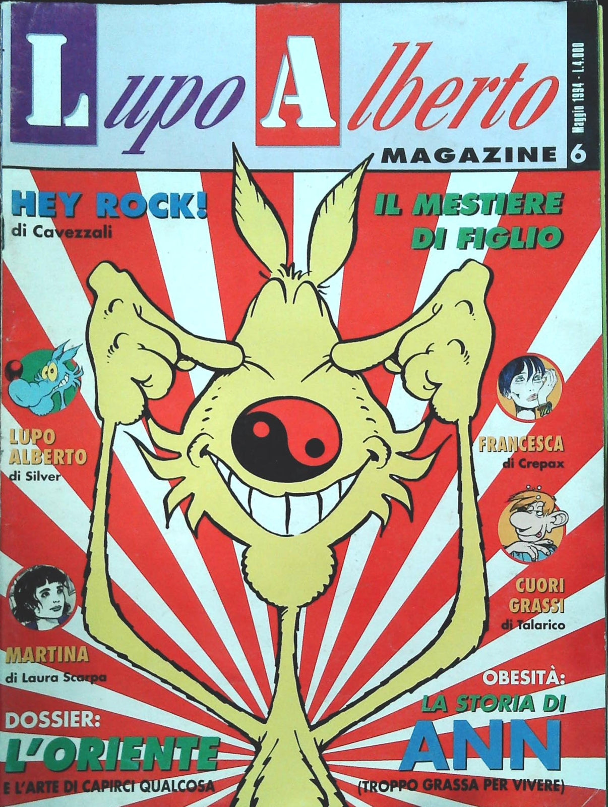 LUPO ALBERTO MAGAZINE N. 6 - MAGGIO 1994