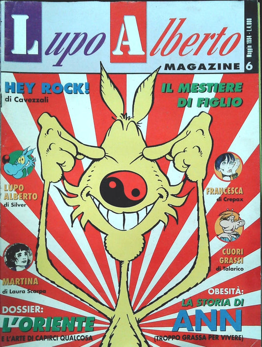 LUPO ALBERTO MAGAZINE N. 6 - MAGGIO 1994