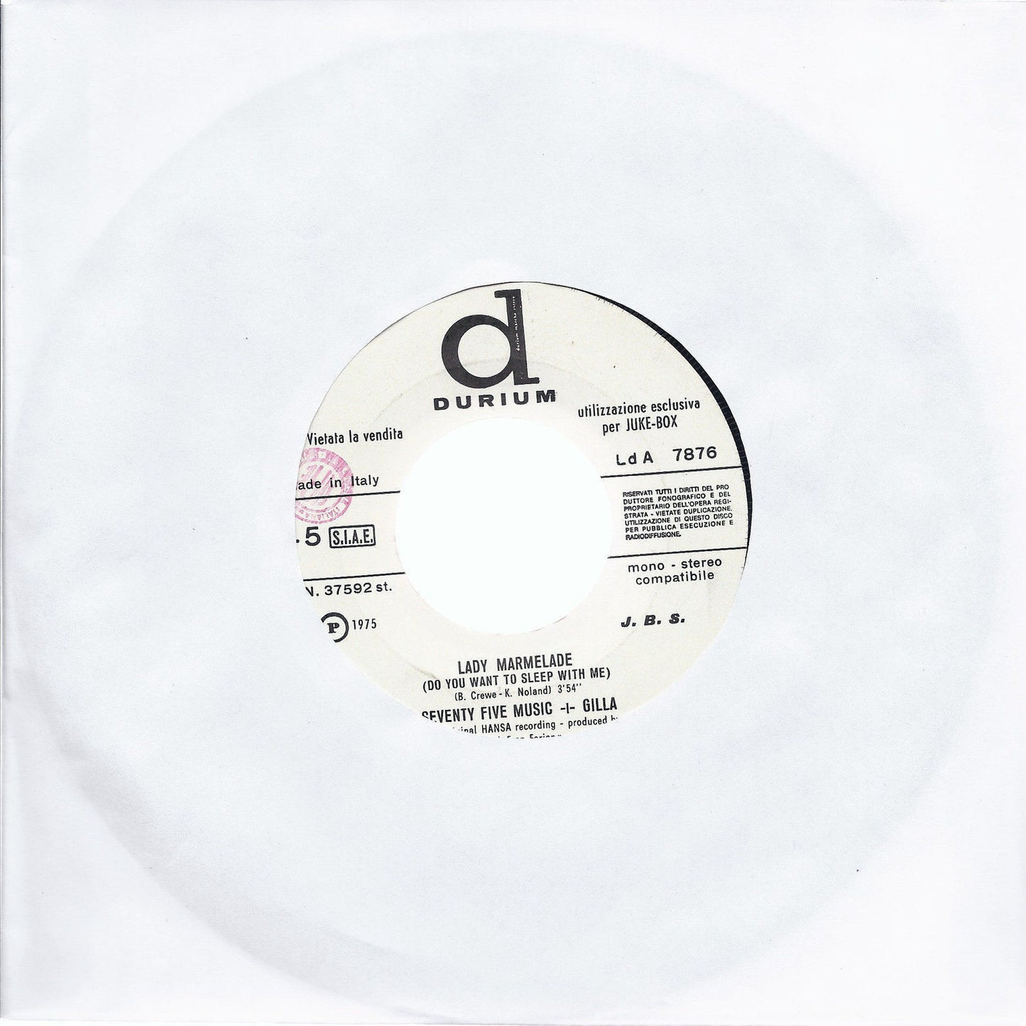 LADY MARMELADE # SEVENTY FIVE MUSIC+GILLA - DANCE THE KUNG FU # CARL DOUGLAS -JB