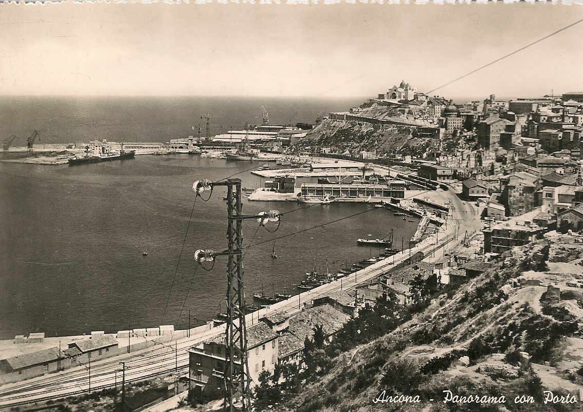 ANCONA - PANORAMA CON PORTO - V1953