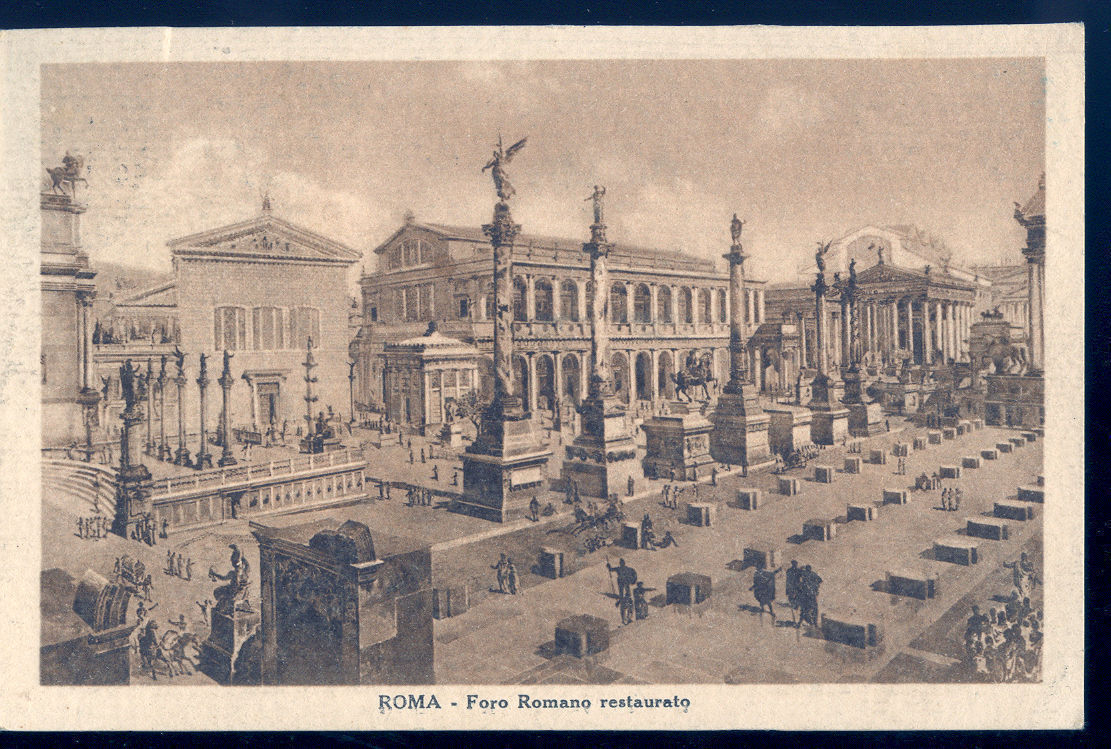 ROMA - FORO ROMANO RESTAURATO - V1921