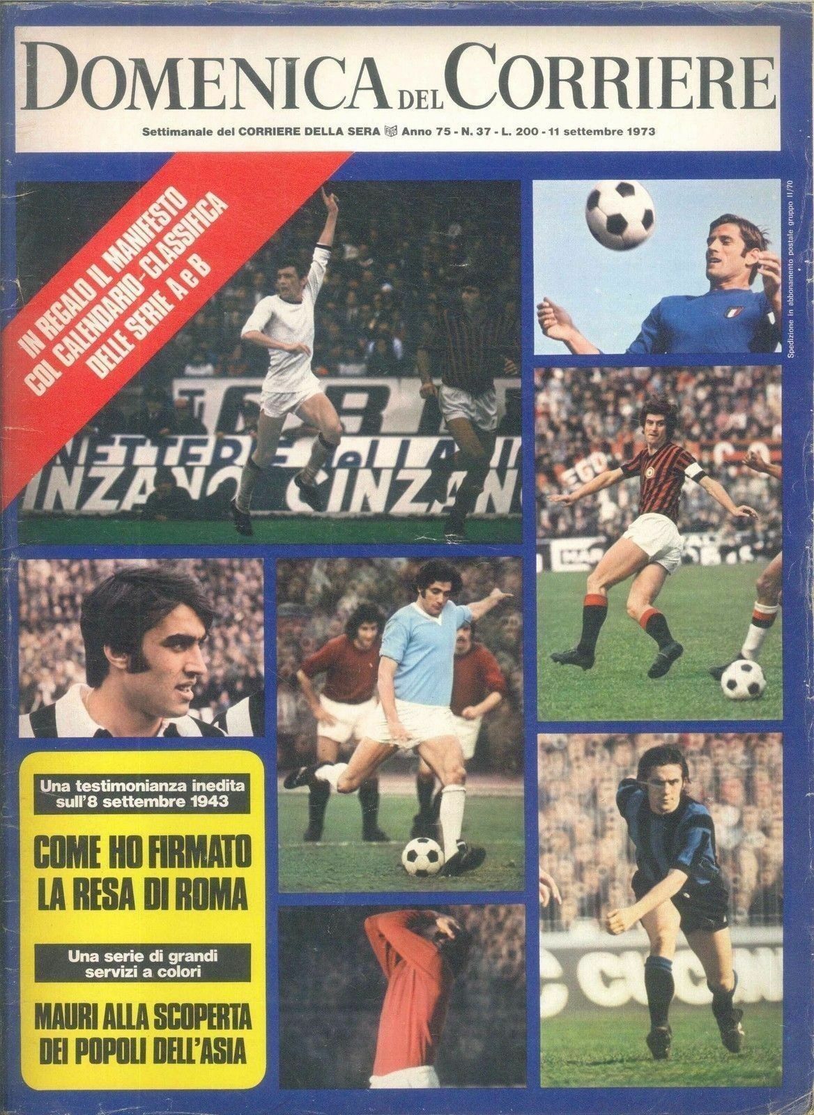 DOMENICA DEL CORRIERE N 37 -11 SETTEMBRE 1973