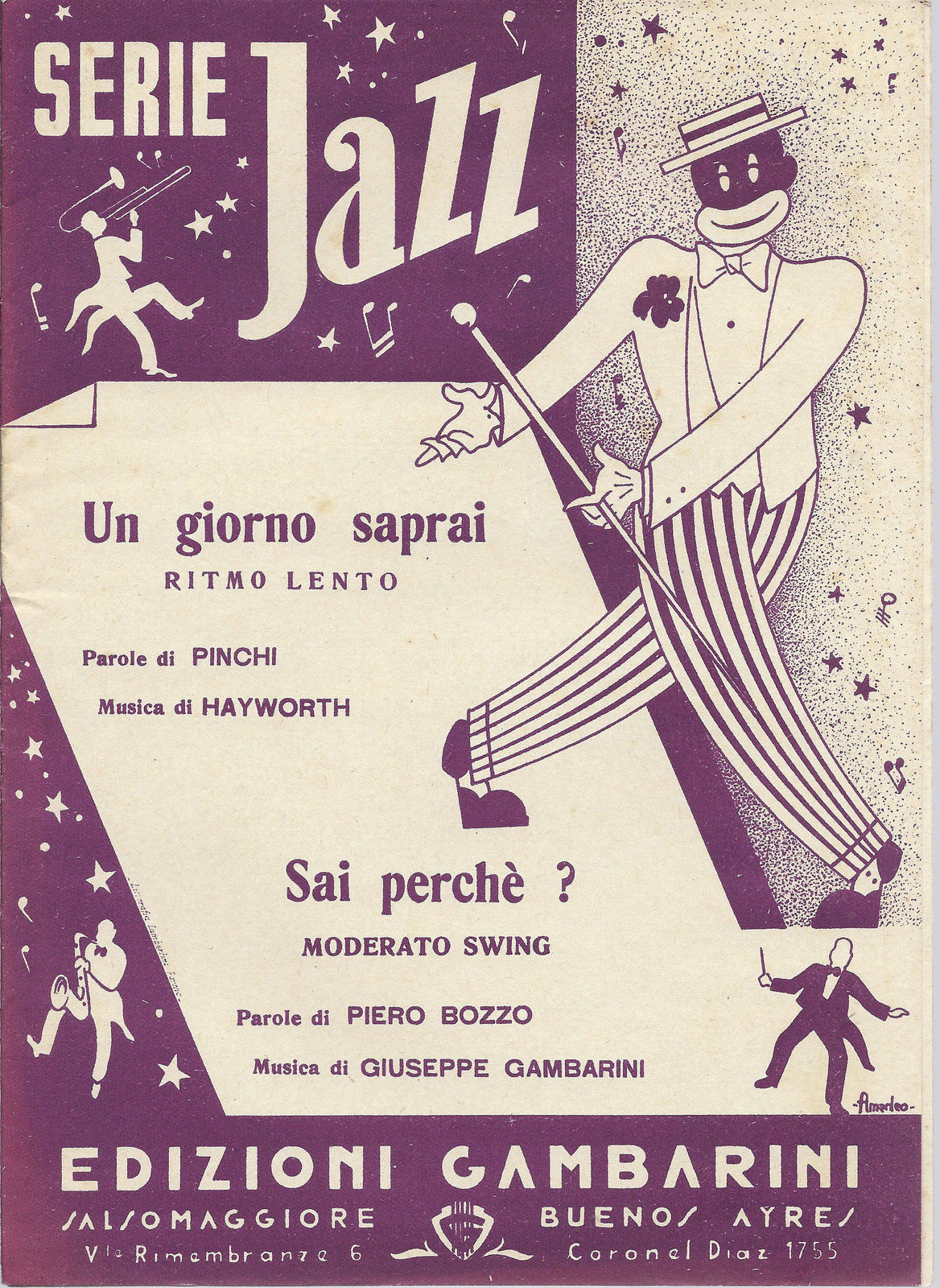 UN GIORNO SAPRAI Pinchi-Hayworth - SAI PERCHE' P.Bozzo-G.Gambarini # SPARTITO