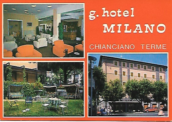 CHIANCIANO TERME - GRAND HOTEL MILANO - 3 IMMAGINI - NV