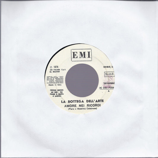 AMORE NEI RICORDI # LA BOTTEGA DELL'ARTE = ALL BY MYSELF # ERIC CARMEN Juke Box