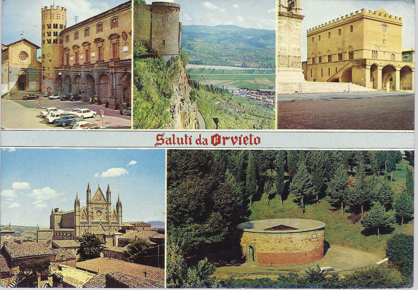 ORVIETO - SALUTI - 5 VEDUTE - V 1971 - FG