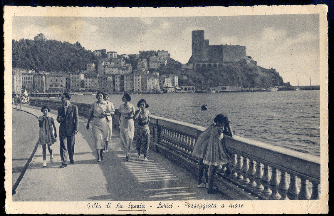 LERICI - PASSEGGIATA A MARE - V1956