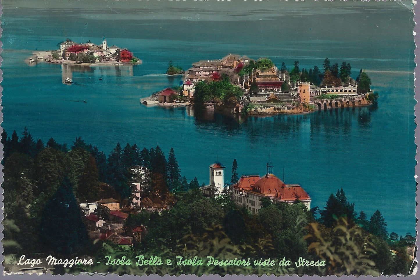 ISOLA BELLA E ISOLA PESCATORI VISTE DA STRESA - LAGO MAGGIOR