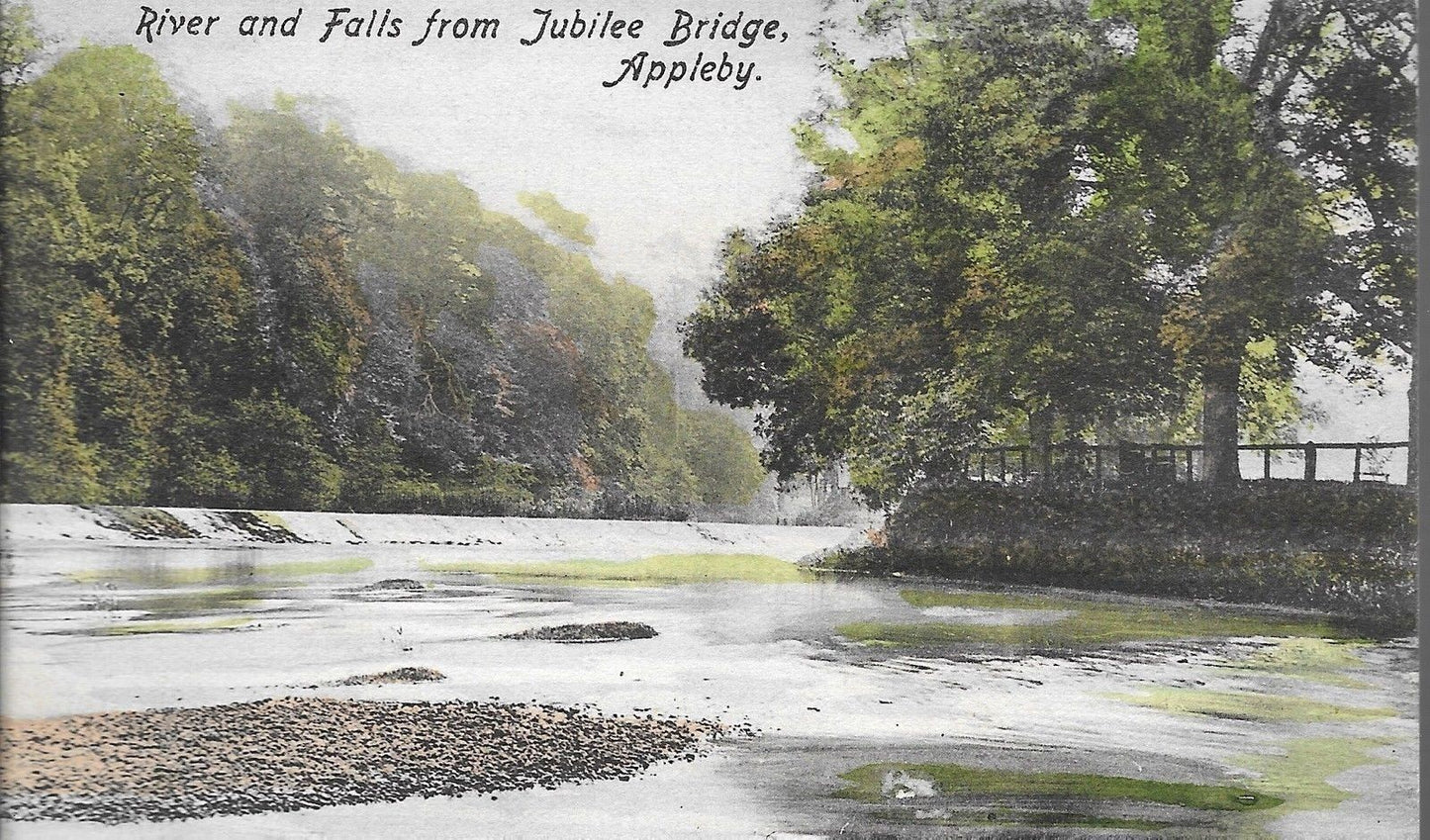 APPLEBY - RIVER AND FALLS JUBILEE BRIDGE - V/T1904