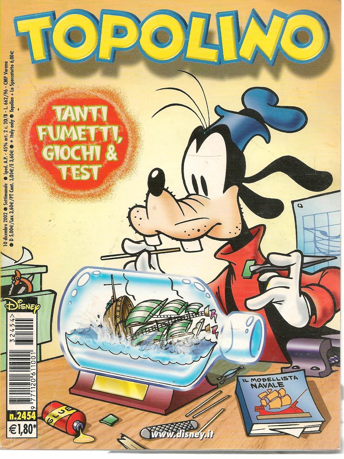 TOPOLINO N. 2454 - 10 DICEMBRE 2002