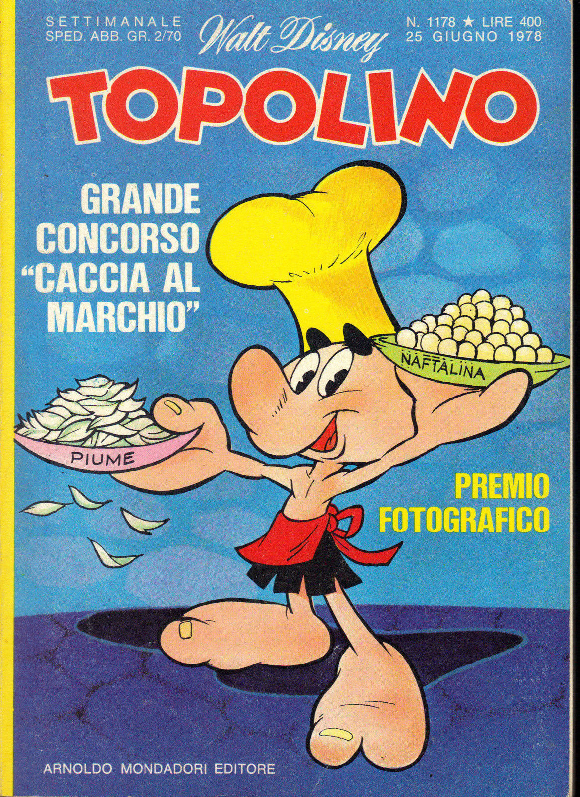 TOPOLINO N° 1178 = 25 GIUGNO 1978