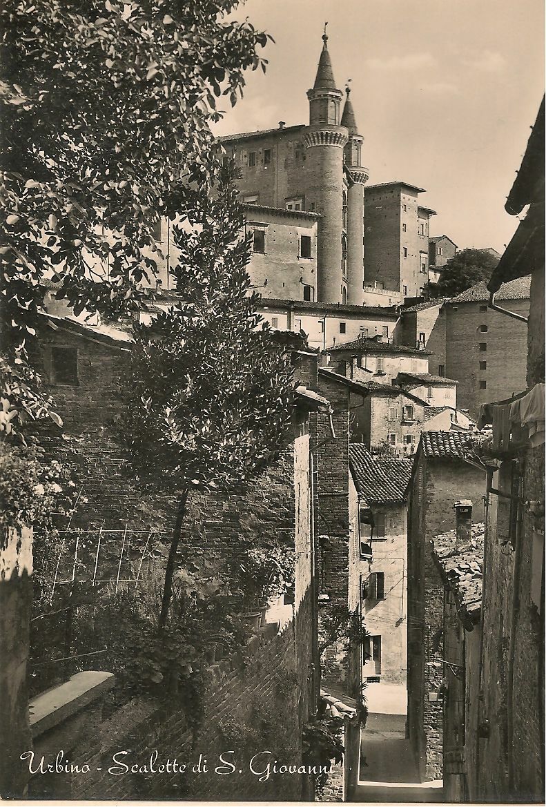 URBINO - SCALETTE DI S. GIOVANNI - V1953
