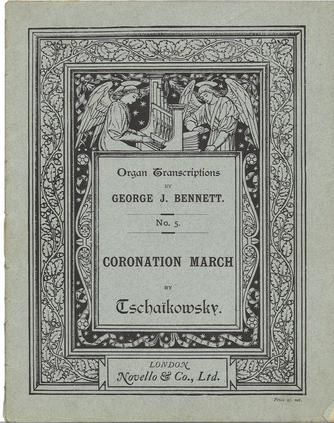 CORONATION MARCH - TSCHAIKOWSKY - SPARTITO-SHEET MUSIC