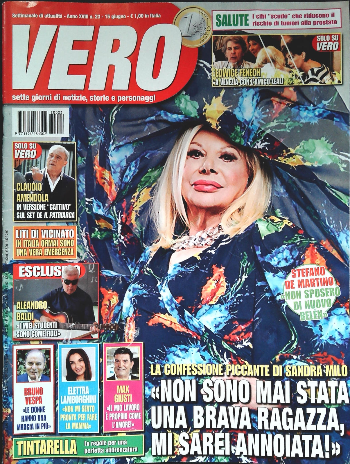 VERO 5 GIUGNO 2022 - SANDRA MILO - AMENDOLA - ALESSANDRO BALDI