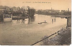 SEDAN - LE PONT NEUF, DETRUIT EN 1914 - NV
