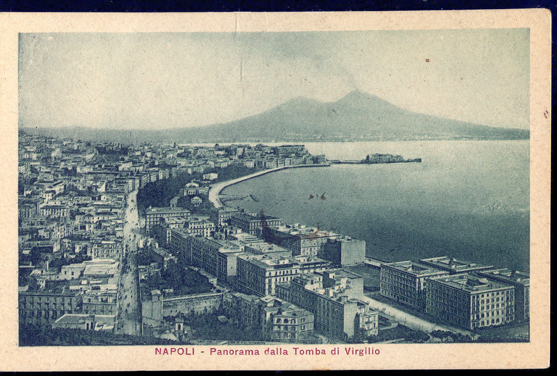 NAPOLI - PANORAMA DALLA TOMBA DI VIGILIO - V1923