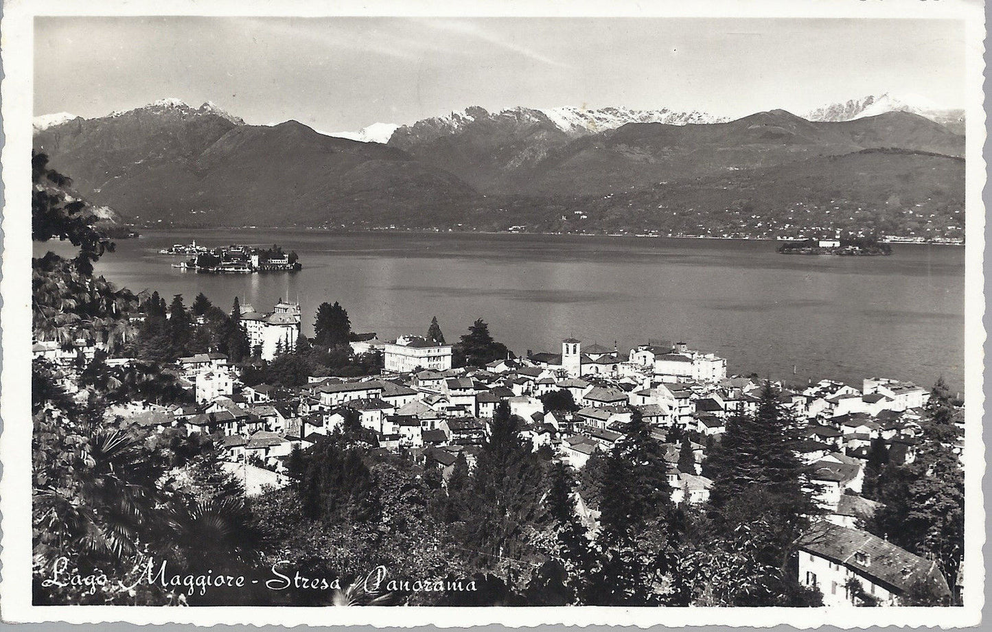 STRESA - LAGO MAGGIORE - PANORAMA - V1957 - FP
