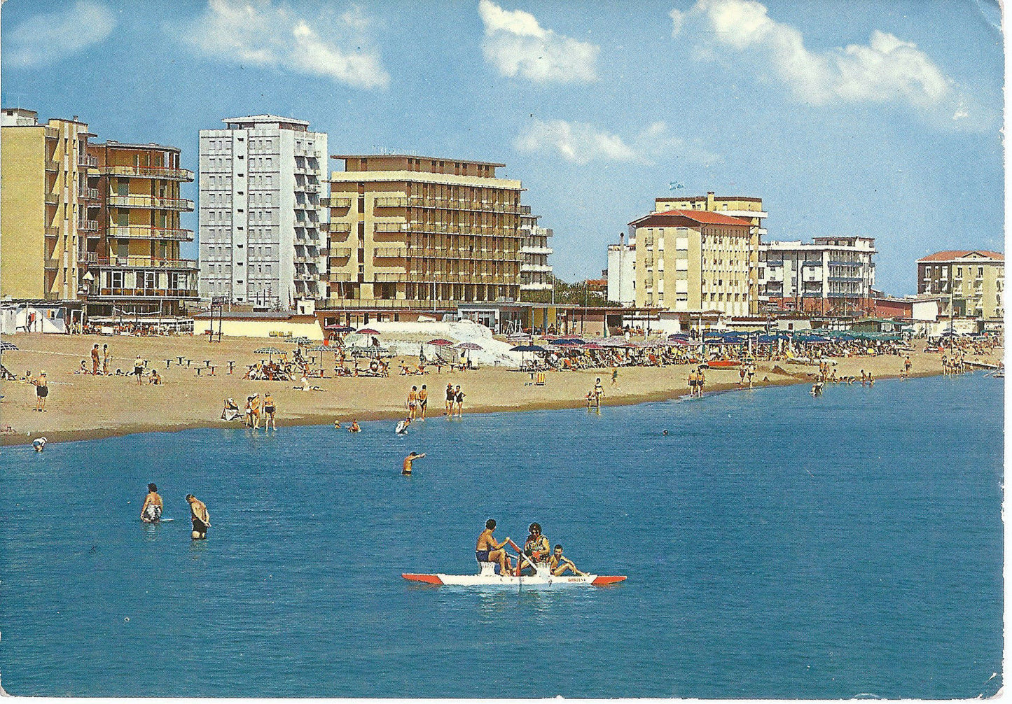 LIDO DI SAVIO - ALBERGHI SUL MARE - V 1971 - FG - animata