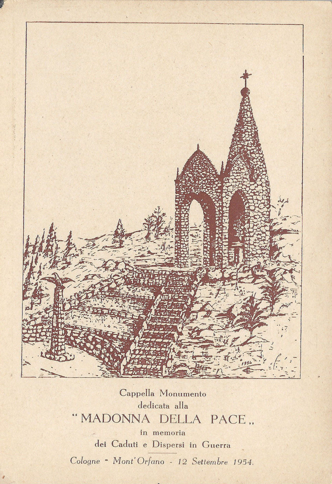 COLOGNE MONT'ORFANO - CAPPELLA ALLA MADONNA DELLA PACE