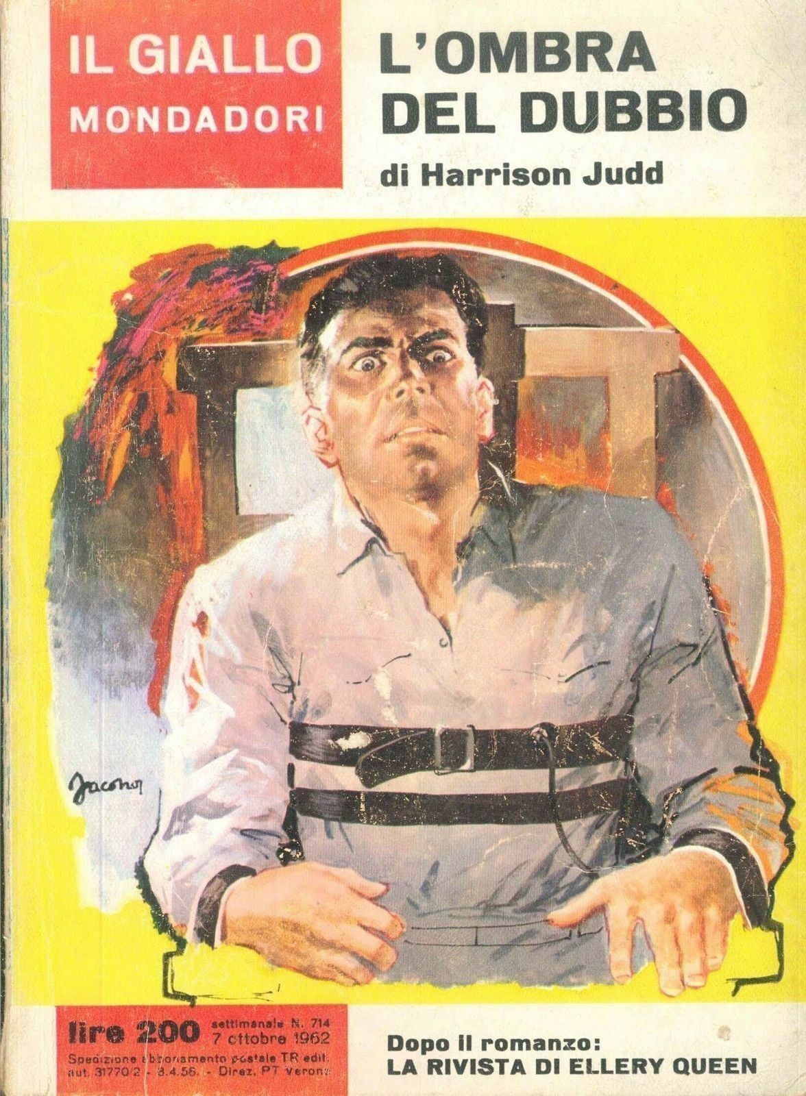 L'OMBRA DEL DUBBIO - HARRISON JUDD - GIALLO MONDADORI N. 714