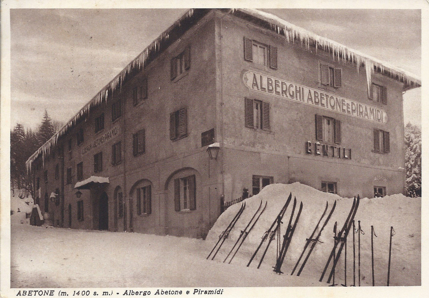 ABETONE - ALBERGO ABETONE E PIRAMIDI - V1934