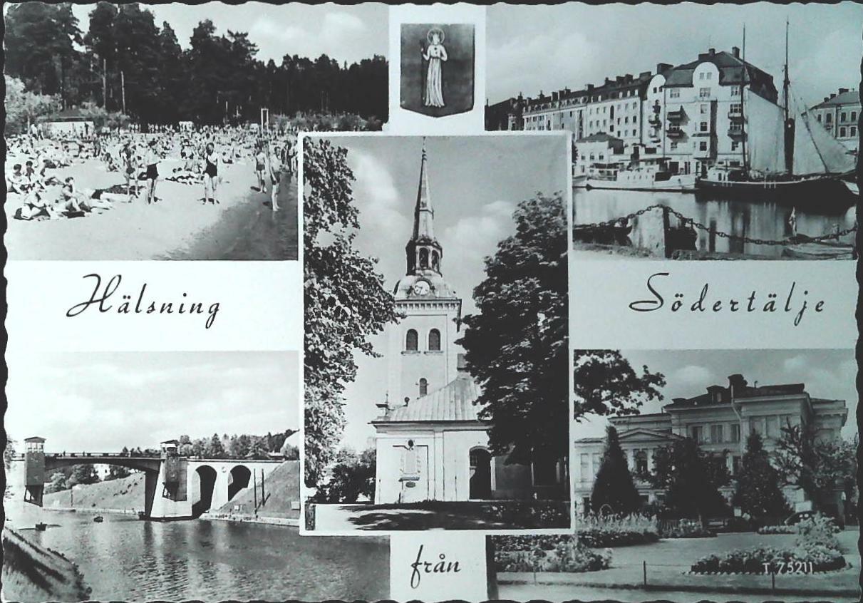 HALSNING TRAN SODERTALJE - SVEZIA - CINUE VEDUTE - V1961