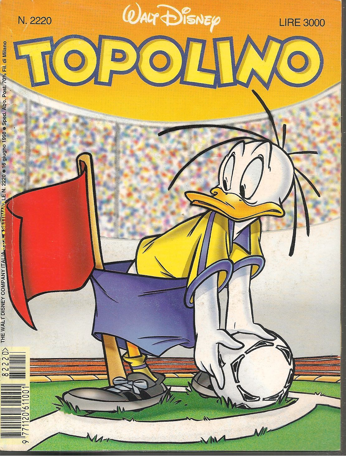 TOPOLINO N. 2220 - 16 GIUGNO 1998