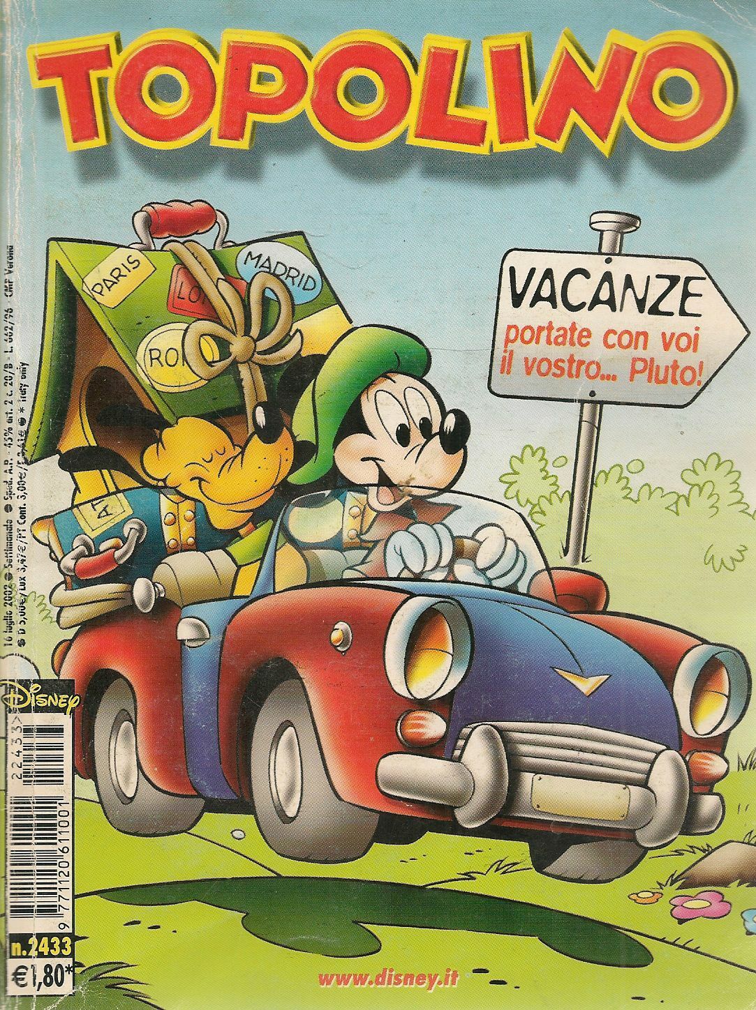 TOPOLINO N. 24233 -16 LUGLIO 2002