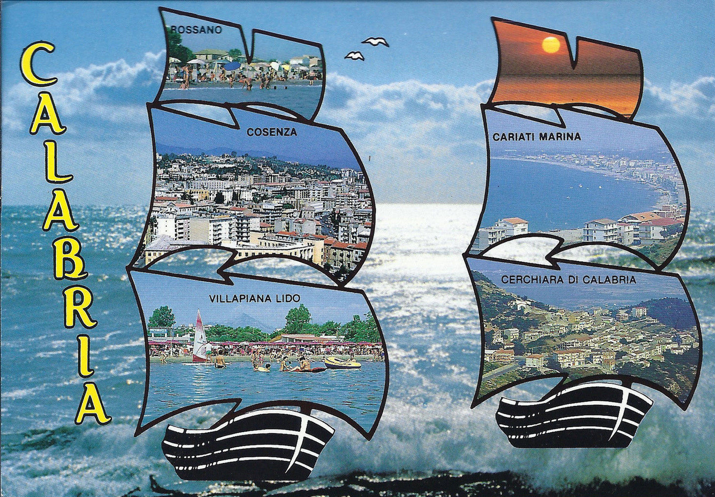 CALABRIA - 5 VEDUTINE - V1990