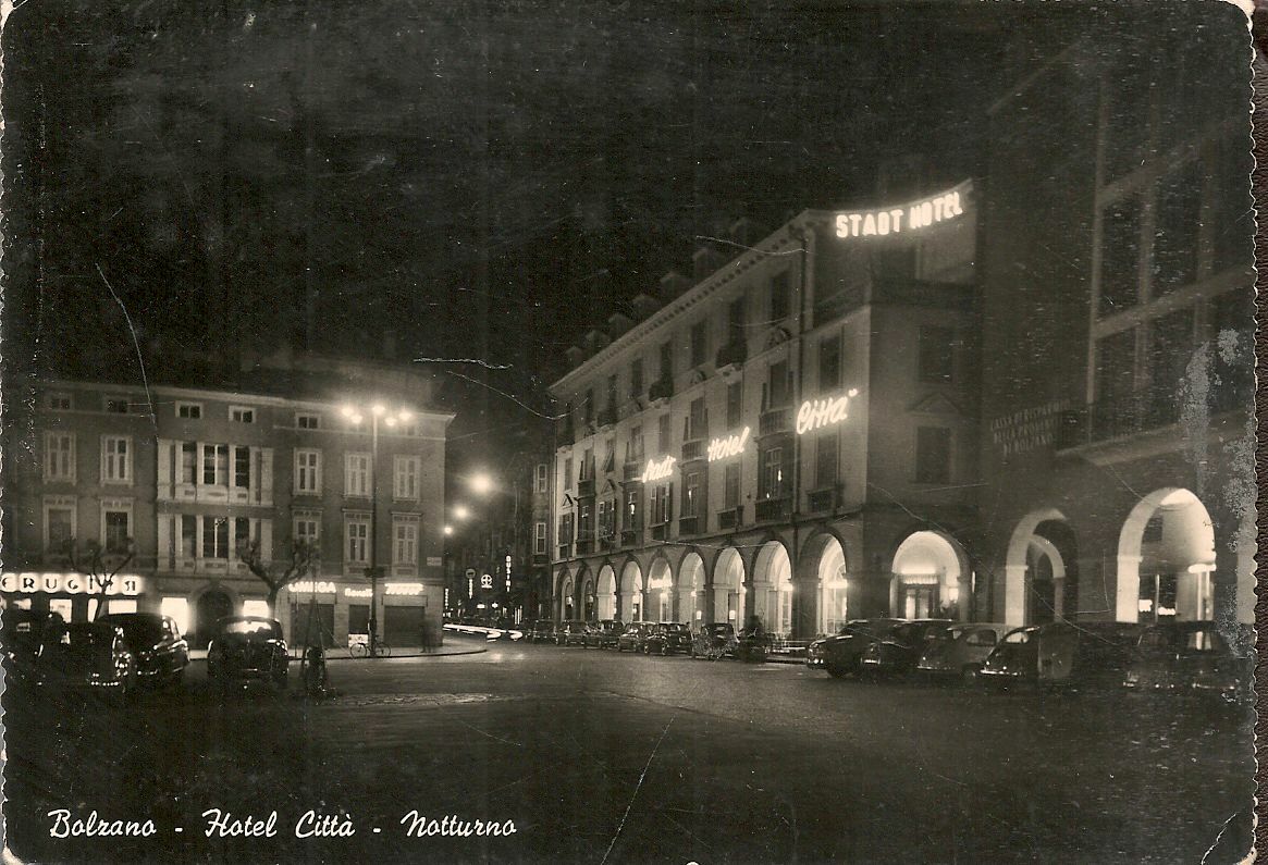 BOLZANO - HOTEL CITTA' - NOTTRUNO - NV