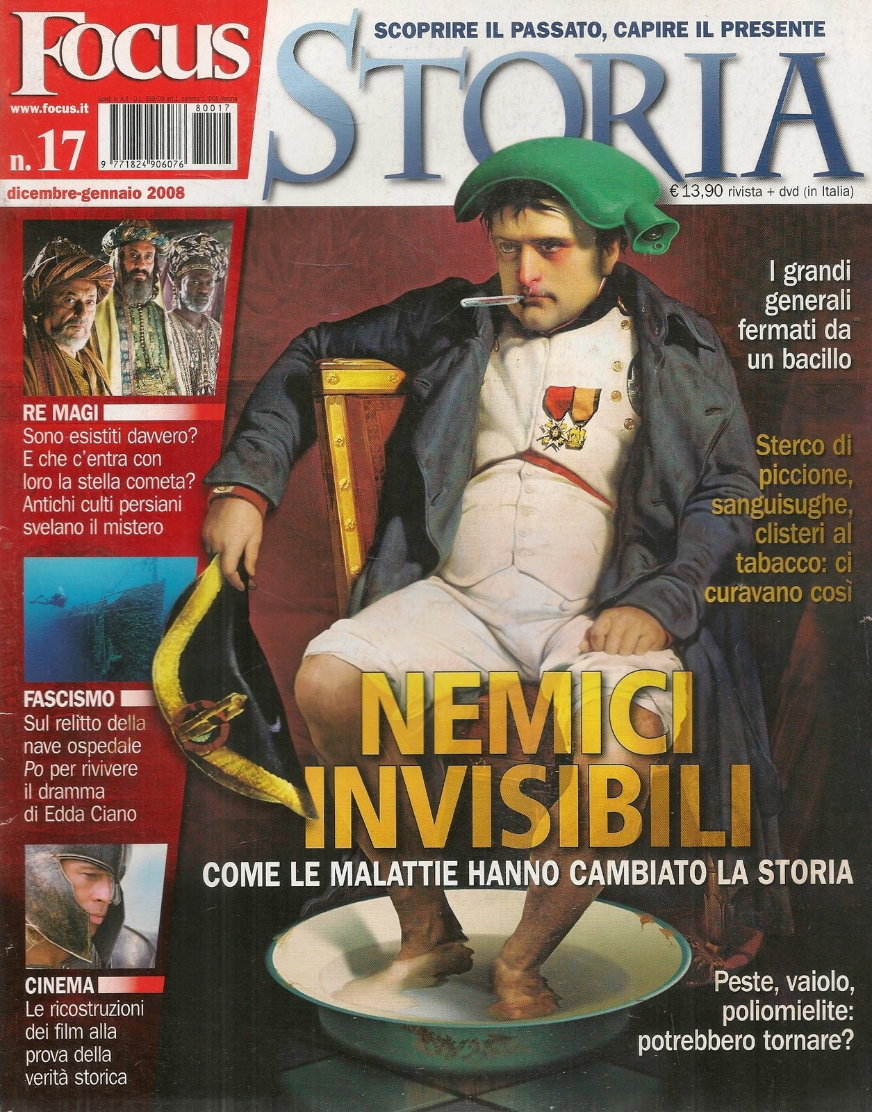 FOCUS N. 17 - NEMICI INVISIBILI. COME LE MALATTIE HANNO CAMBIATO LA STORIA