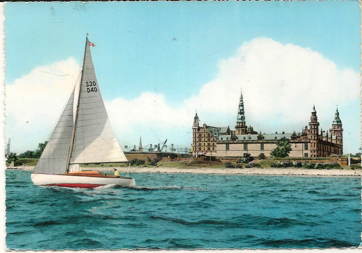 KRONBORG - DENMARK - CASTLE - V1961 - ACQUARELLATA