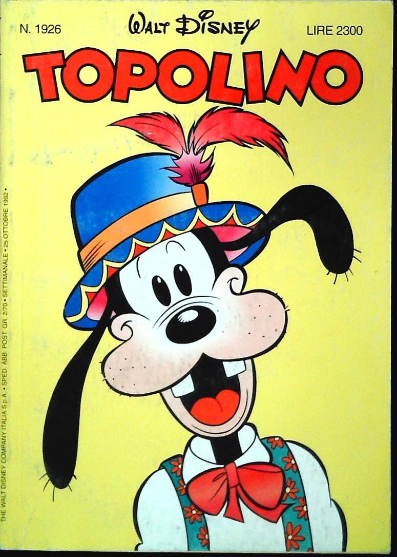TOPOLINO N. 1926 - 25 OTTOBRE 1992