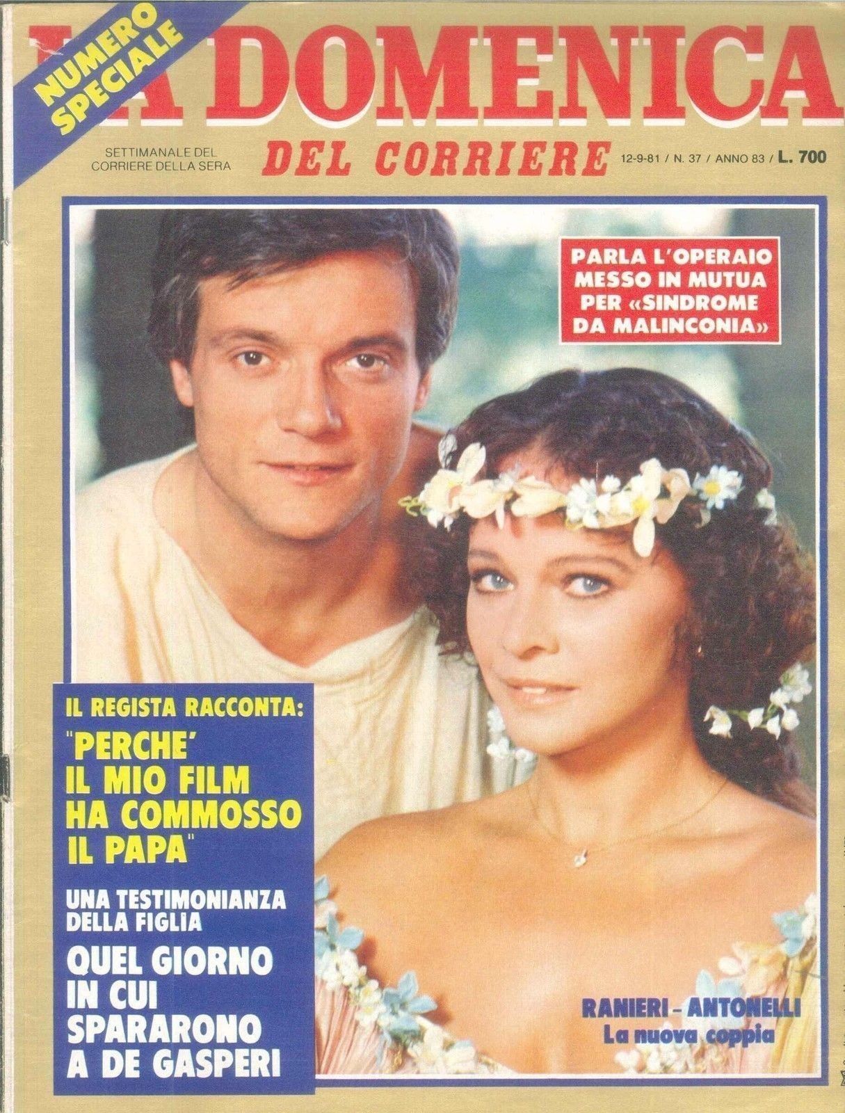 DOMENICA DEL CORRIERE N 37 - 12 SETTEMBRE 1981