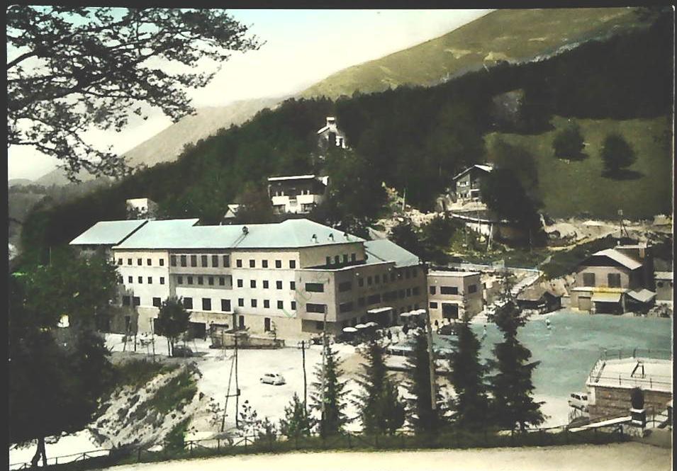 TERMINILLO - PIAN DE VALLI - ALBERGO ROMA - V1958 - ACQUARELLATA