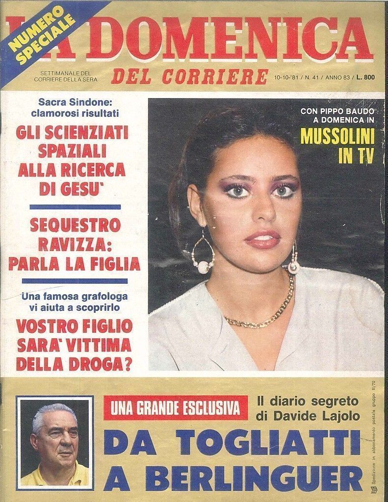 DOMENICA DEL CORRIERE N 41 - 10 OTTOBRE 1981