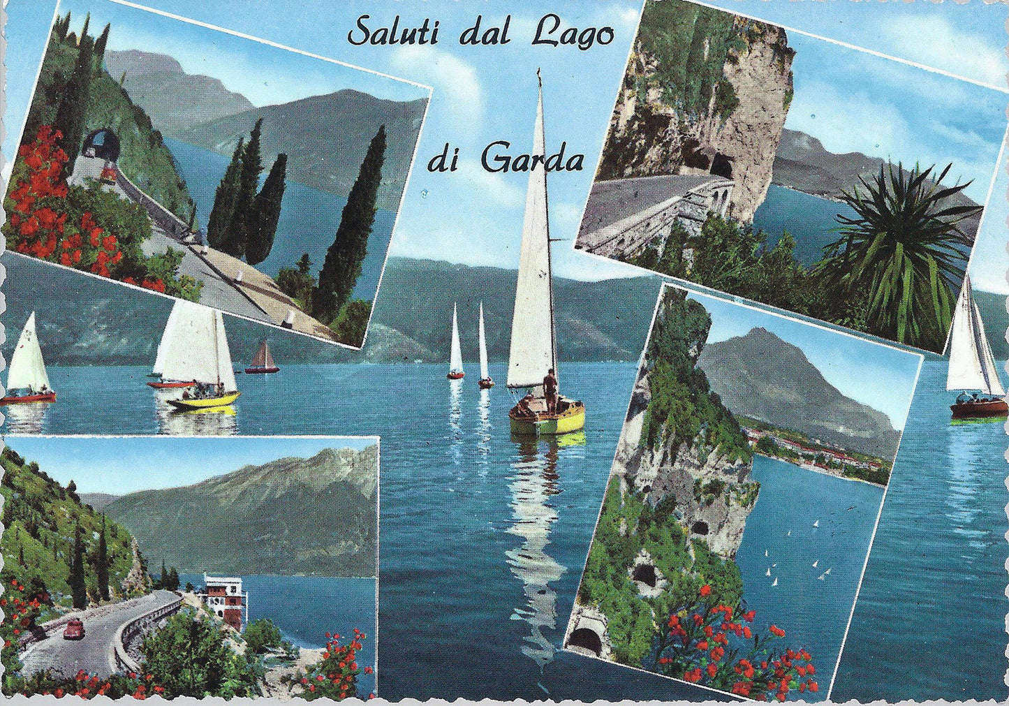LAGO DI GARDA - SALUTI - 5 VEDUTINE - NV
