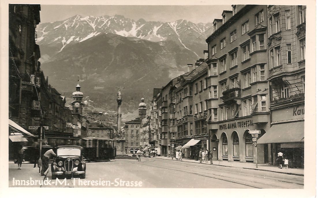 INNSBRUCK - MARIA THERESIENSTRASSE - PANORAMA - NV