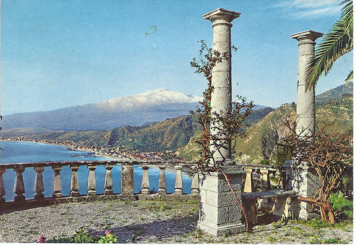 TAORMINA - PANORAMA DA VILLA FALCONARA - V 1982 - FG