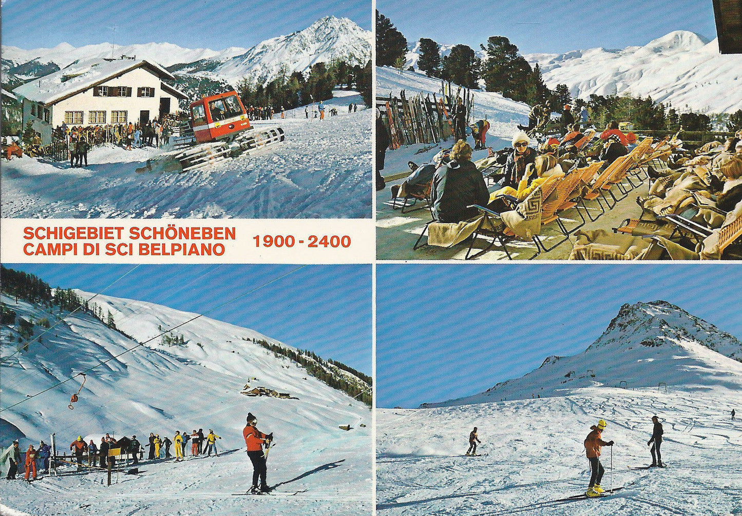 BELPIANO - CAMPI SCI - SCHIGEBIET SCHONEBEN - 4 VEDUTE - VSD
