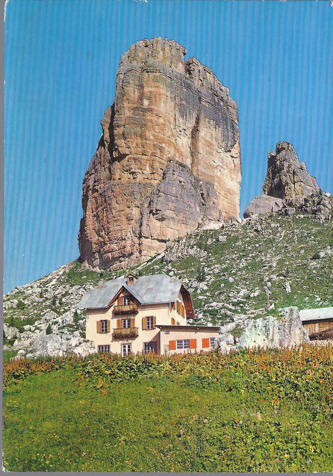 DOLOMITI - RIFUGIO CINQUE TORRI - TORRE GRANDE - V 1965 - FG