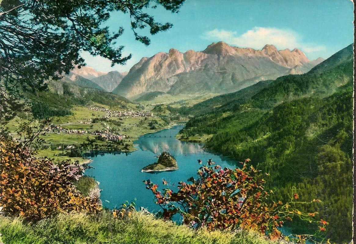 LAGO DI CADORE - ACQUARELLATA - V