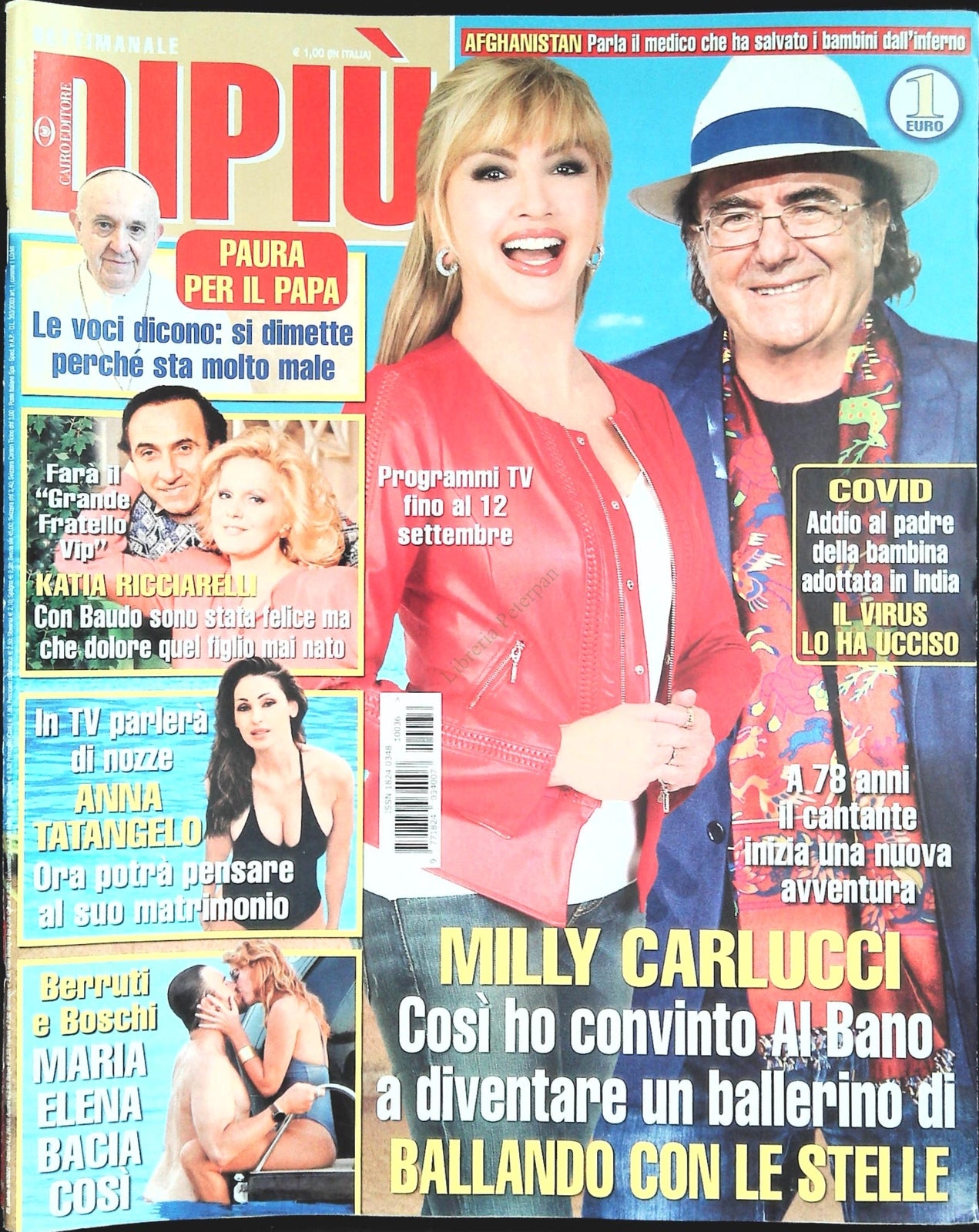 DI PIU' 10 SETTEMBRE 2021 - MILLY CARLUCCI - KATIA RICCIARELLI - TATANGELO