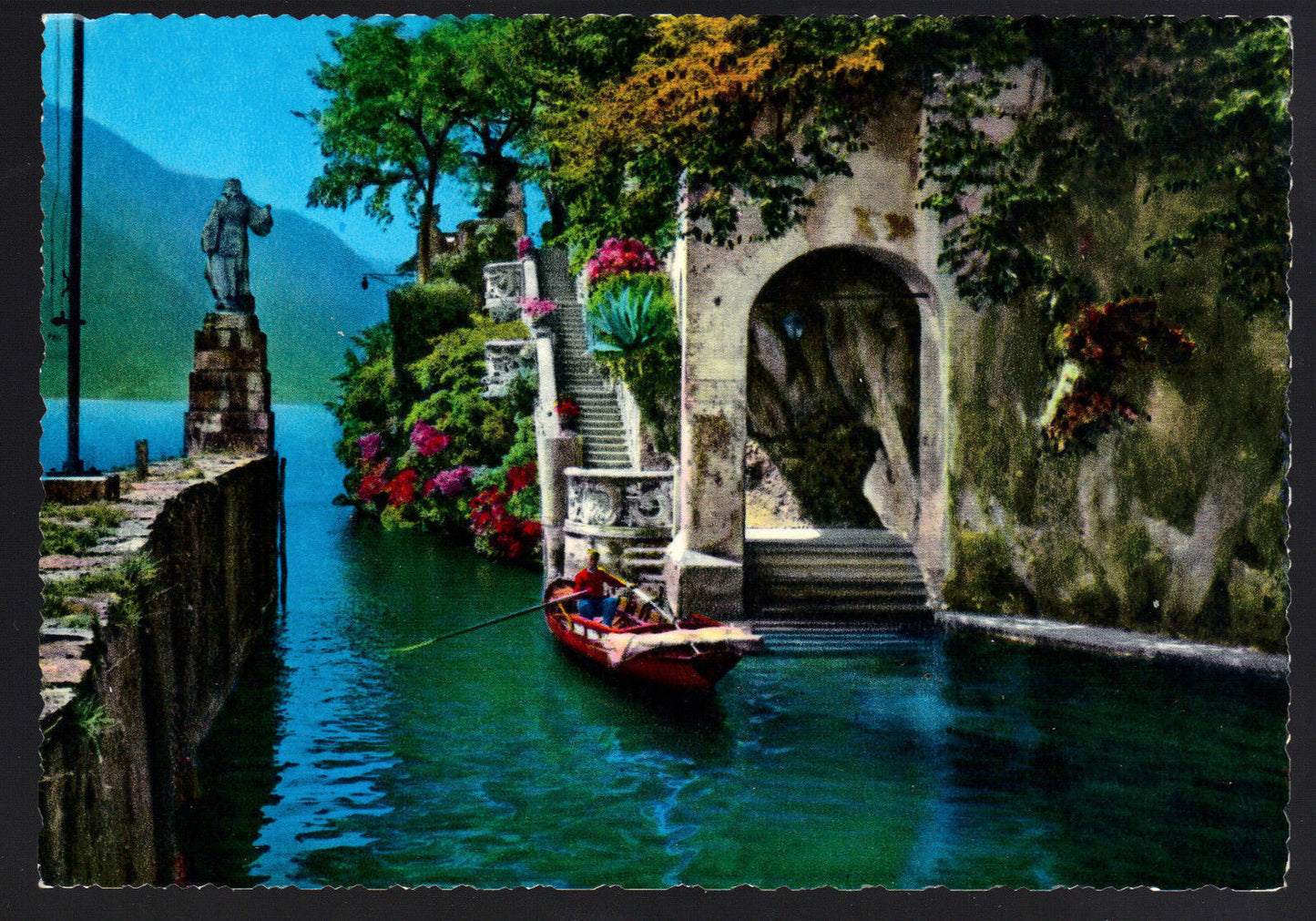 PUNTA BALBIANELLO - LAGO DI COMO - NV - ACQUERELLATA