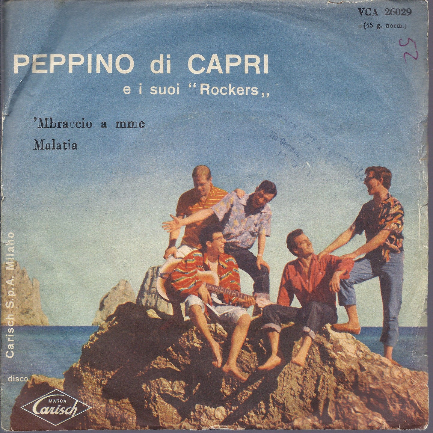 'MBRACCIO A MME - MALATIA # PEPPINO DI CAPRI e i suoi Rockers