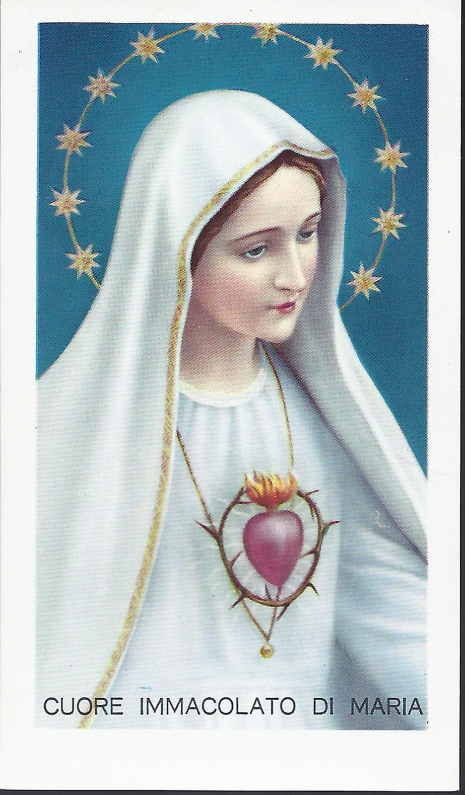 CUORE IMMACOLATO DI MARIA - SANTINO - AS015-349 - Ed. Eb